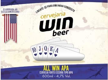 Rótulo All Win APA, American Pale Ale